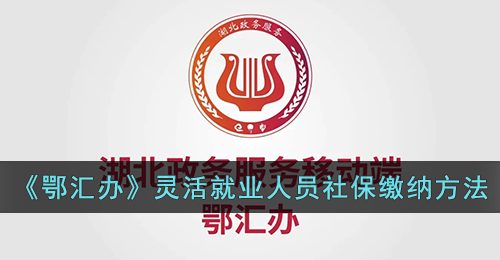 鄂汇办怎么交灵活就业人员养老保险-灵活就业人员社保缴纳方法